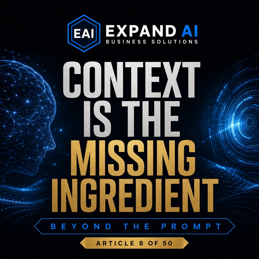Context Is the Missing Ingredient